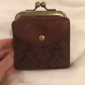 Pendleton burgundy leather wallet